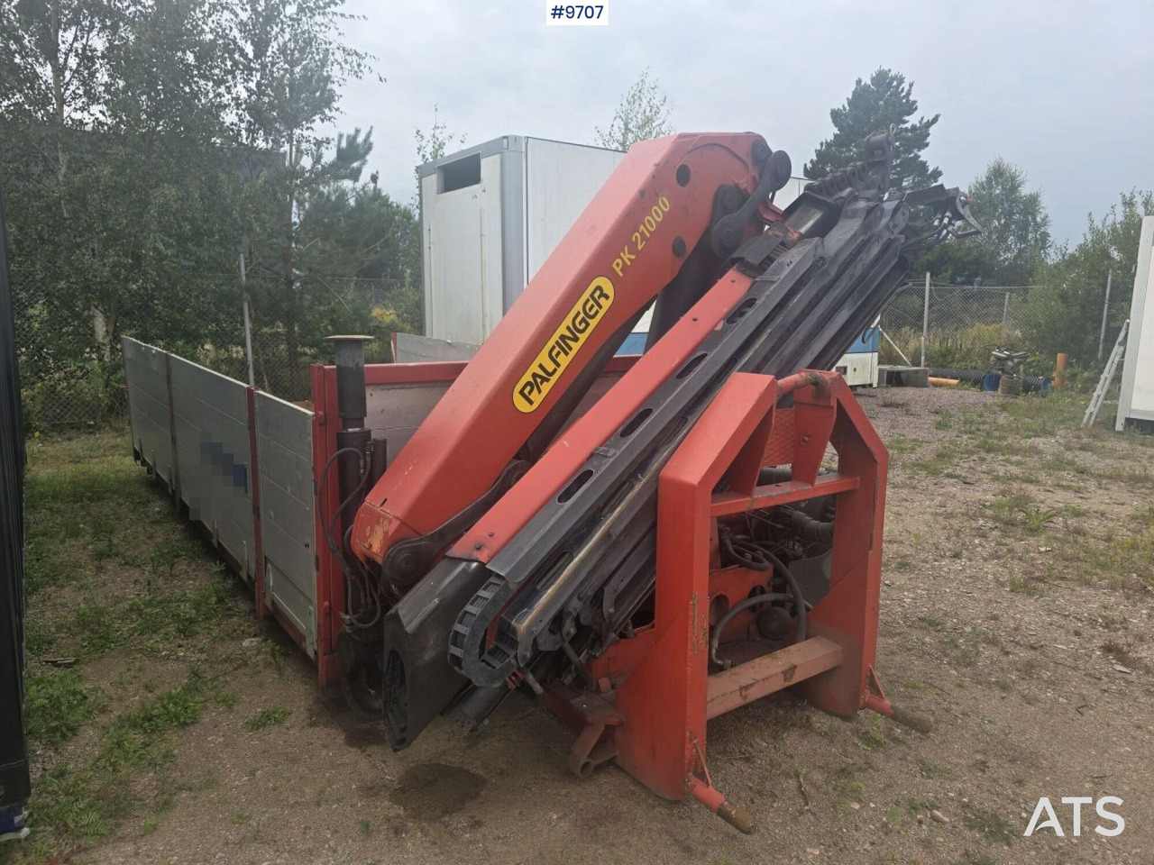 Crane flatbed Palfinger 21 t/m - Carrocería abierta: foto 1 Crane flatbed Palfinger 21 t/m - Carrocería abierta: foto 1