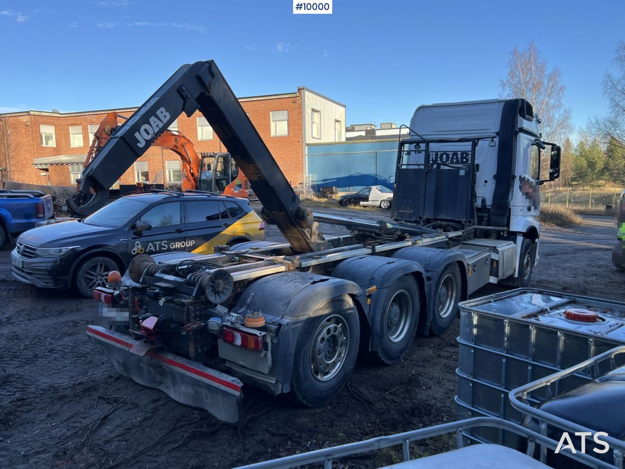MERCEDES-BENZ AROCS 3251 Hook Truck with tridem body - Camión multibasculante: foto 3 MERCEDES-BENZ AROCS 3251 Hook Truck with tridem body - Camión multibasculante: foto 3