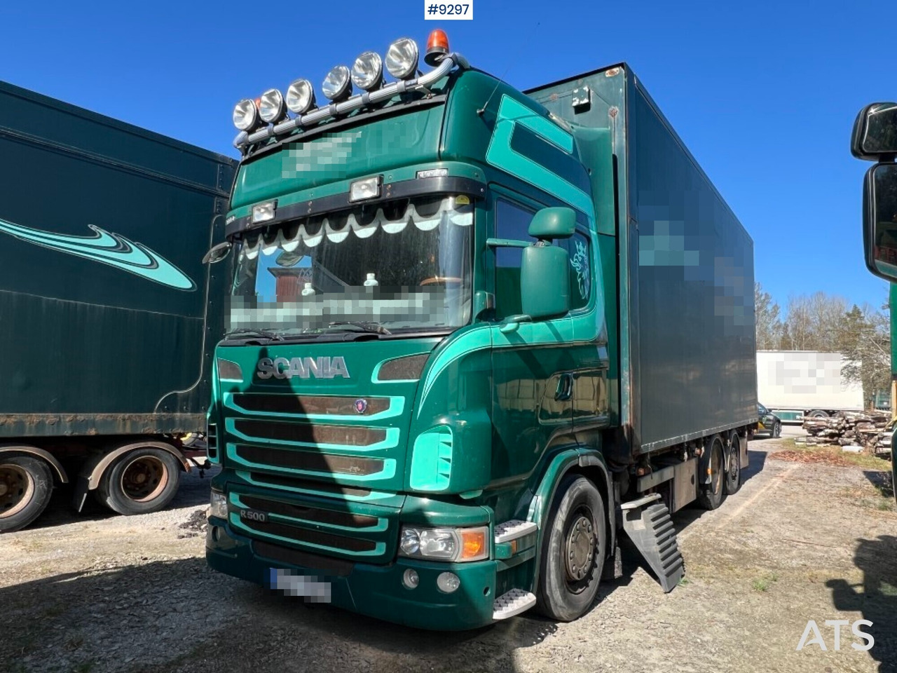 SCANIA R500 LB 6X2*4 HNB Visir with Visir trailer BRIAB - Camión caja cerrada: foto 1 SCANIA R500 LB 6X2*4 HNB Visir with Visir trailer BRIAB - Camión caja cerrada: foto 1