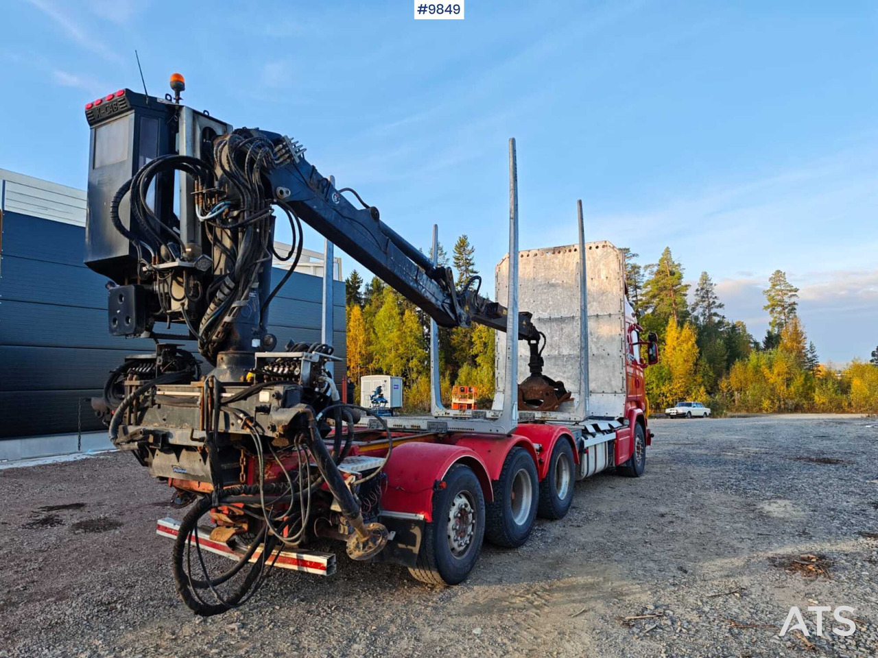 Scania R730 Tridem Timber Truck with Loglift F125S Crane (VIDEO) - Camión forestal, Camión grúa: foto 5 Scania R730 Tridem Timber Truck with Loglift F125S Crane (VIDEO) - Camión forestal, Camión grúa: foto 5