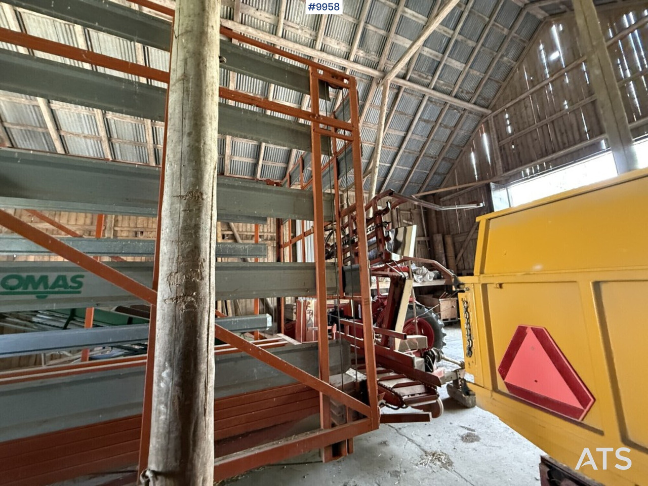 Self-loading trailer small bale Omas CB170 S - Equipo para silos, Remolque: foto 4 Self-loading trailer small bale Omas CB170 S - Equipo para silos, Remolque: foto 4