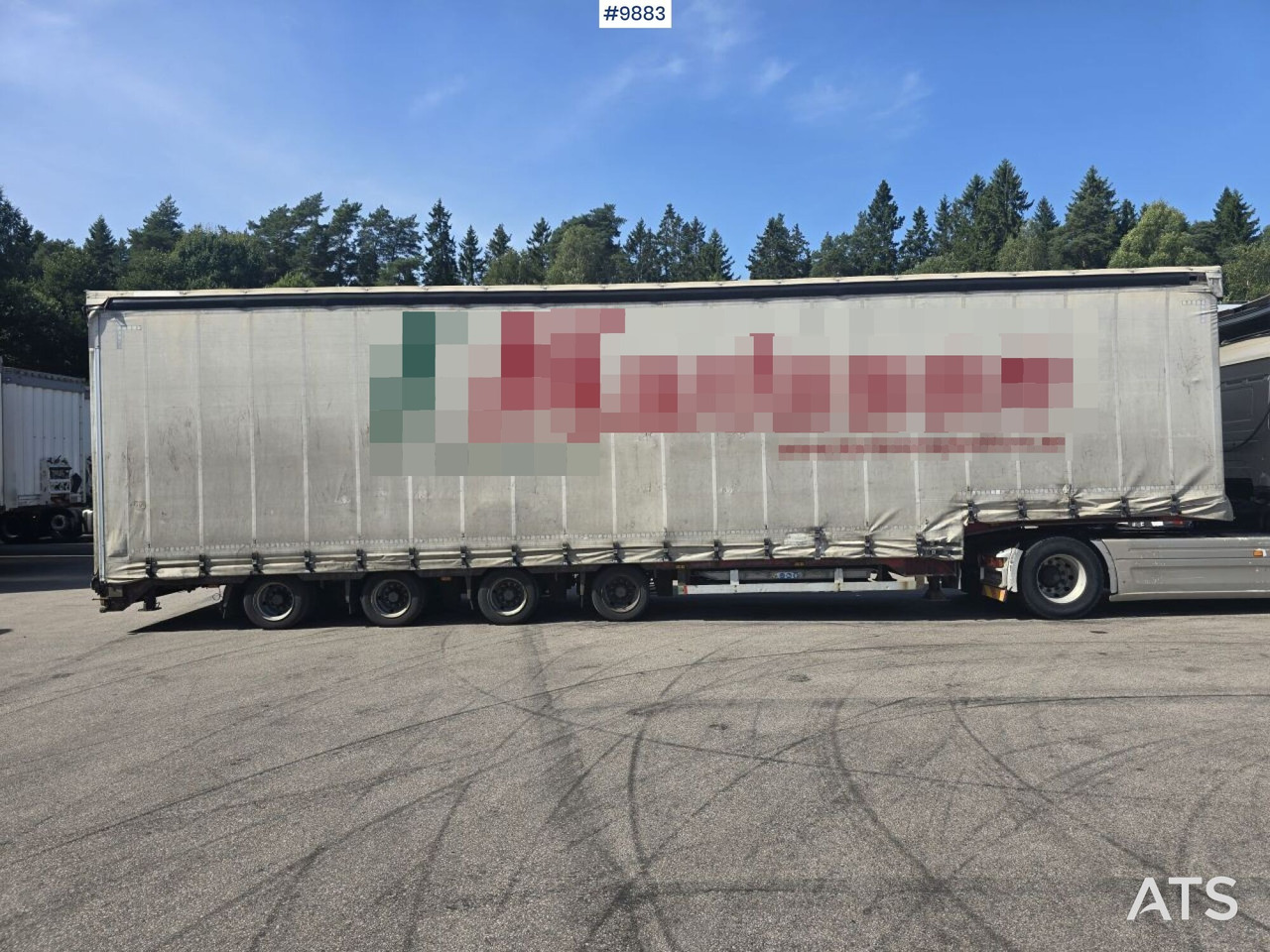 Täckt Maskintrailer - Semirremolque lona: foto 1 Täckt Maskintrailer - Semirremolque lona: foto 1