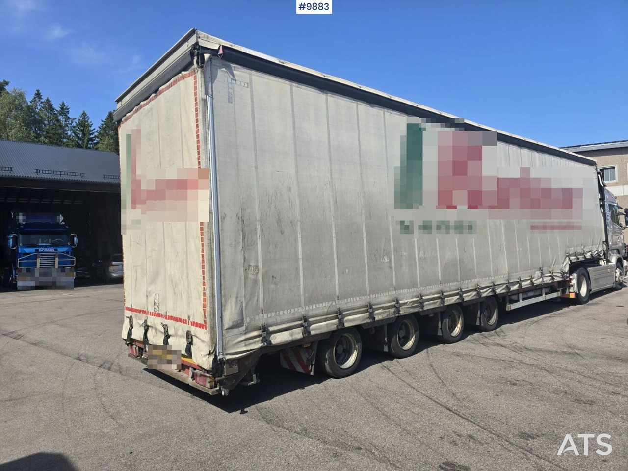 Täckt Maskintrailer - Semirremolque lona: foto 2 Täckt Maskintrailer - Semirremolque lona: foto 2