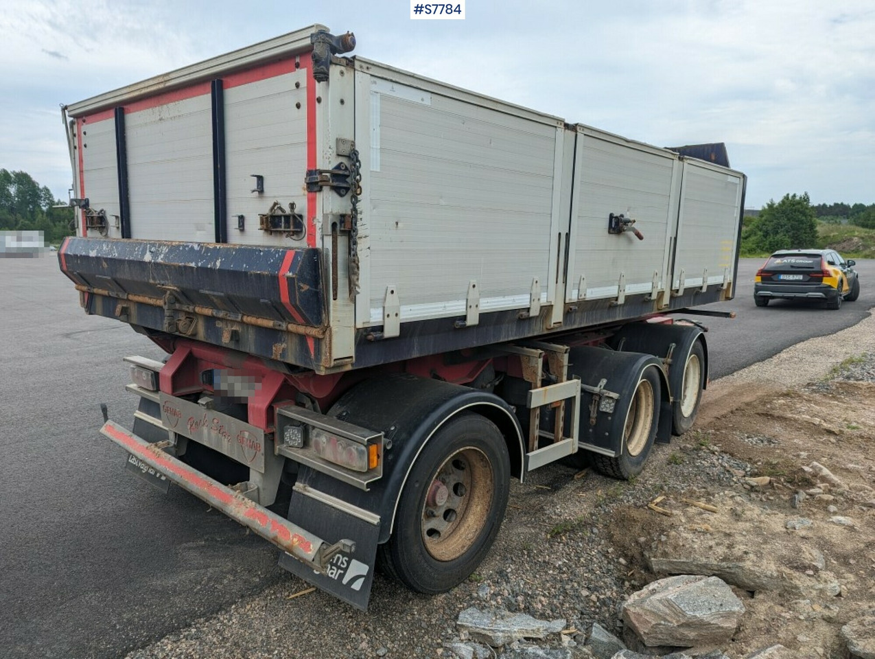 Tipper trailer GEHAB 3-axlat - Remolque volquete: foto 4 Tipper trailer GEHAB 3-axlat - Remolque volquete: foto 4