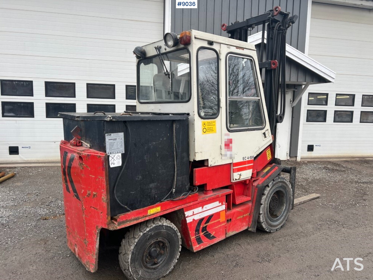 Truck Kalmar EB 4-500 with battery charger and extra tire - Carretilla elevadora: foto 3 Truck Kalmar EB 4-500 with battery charger and extra tire - Carretilla elevadora: foto 3