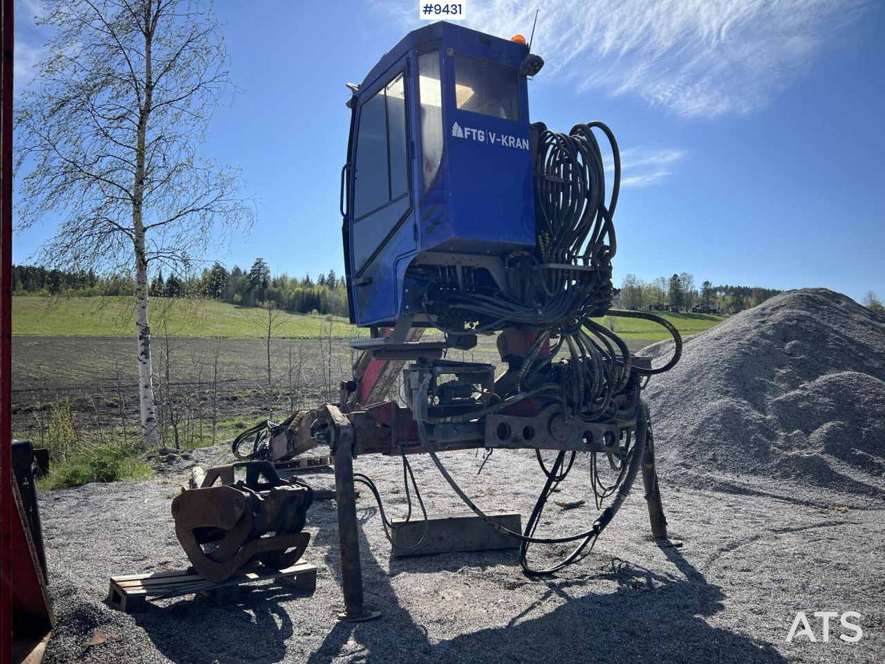 V-kran V10CX,96 - Timber crane, logging crane - Grúa para camión para Camión: foto 3 V-kran V10CX,96 - Timber crane, logging crane - Grúa para camión para Camión: foto 3