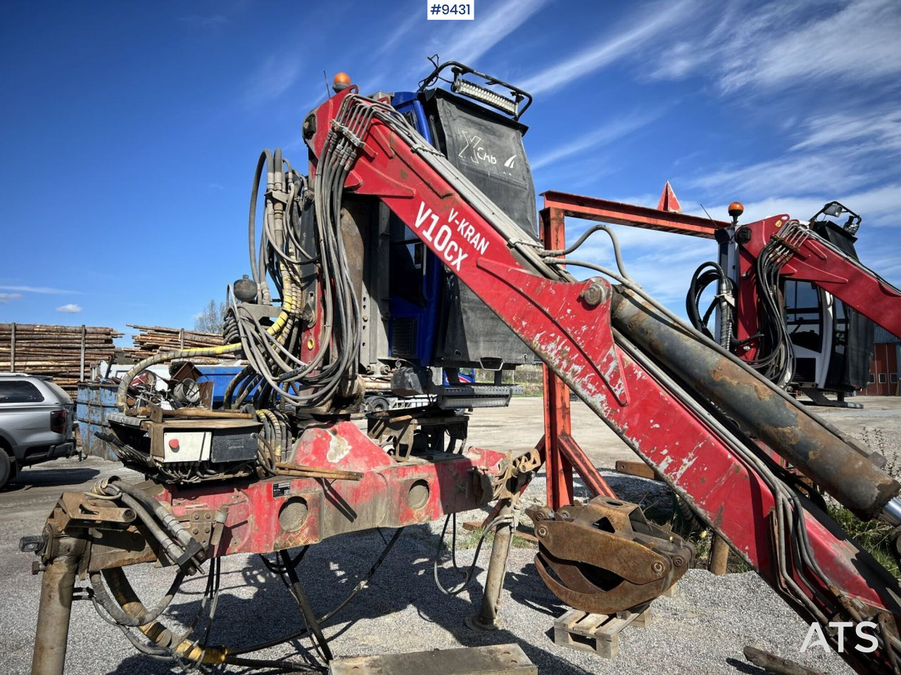 V-kran V10CX,96 - Timber crane, logging crane - Grúa para camión para Camión: foto 4 V-kran V10CX,96 - Timber crane, logging crane - Grúa para camión para Camión: foto 4