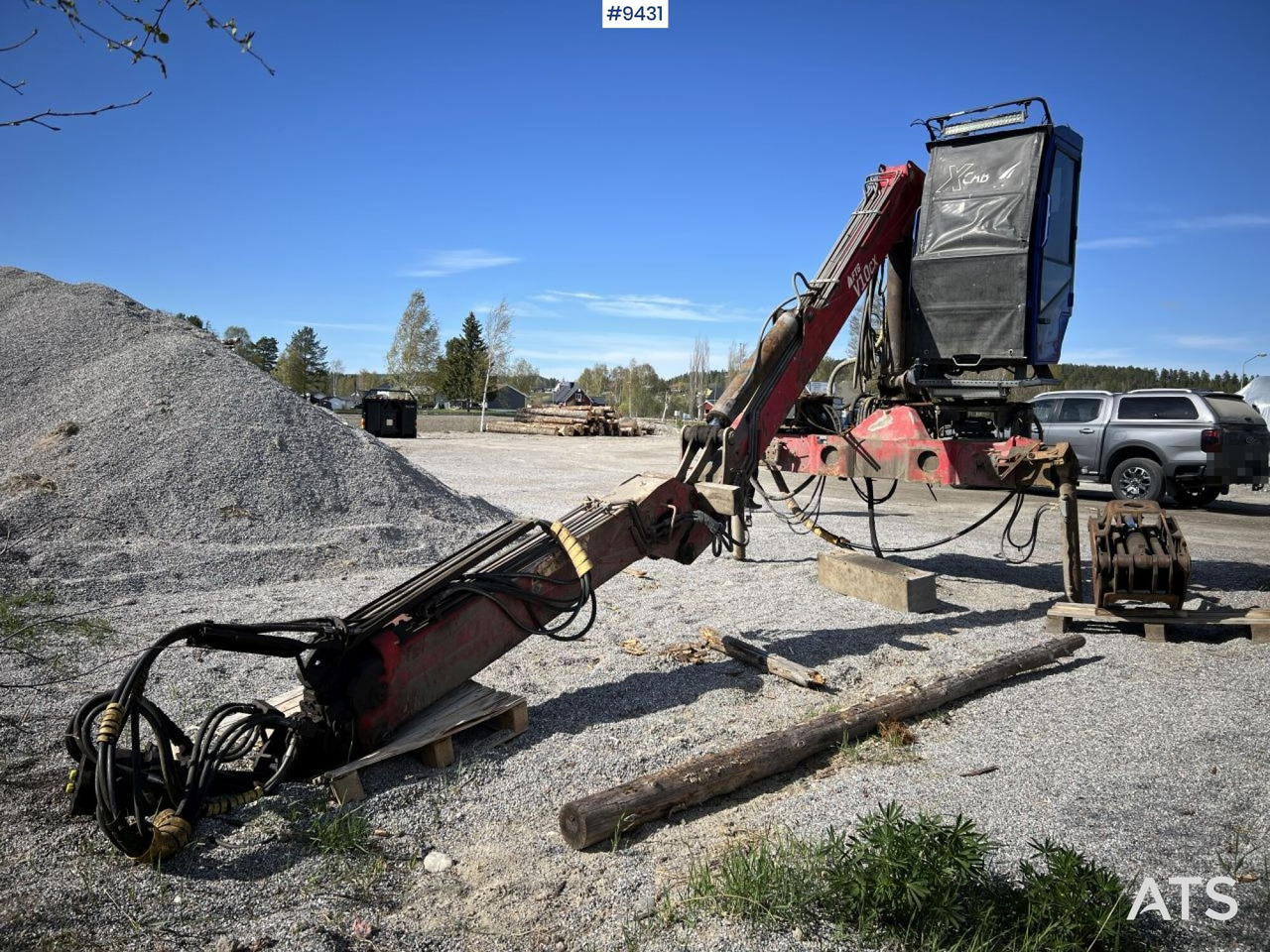 V-kran V10CX,96 - Timber crane, logging crane - Grúa para camión para Camión: foto 1 V-kran V10CX,96 - Timber crane, logging crane - Grúa para camión para Camión: foto 1