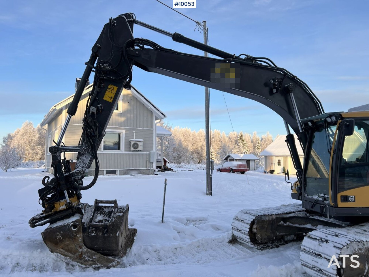 Excavadora de cadenas Volvo EC 160 DL med Grävsystem, rotor och planerskopa: foto 8