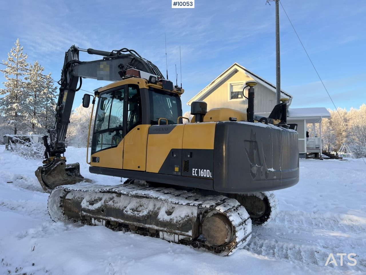 Excavadora de cadenas Volvo EC 160 DL med Grävsystem, rotor och planerskopa: foto 9