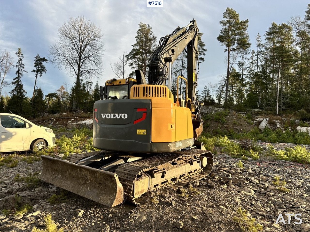 Volvo ECR145DL Crawler excavator with rotor and buckets - Excavadora de cadenas: foto 4 Volvo ECR145DL Crawler excavator with rotor and buckets - Excavadora de cadenas: foto 4