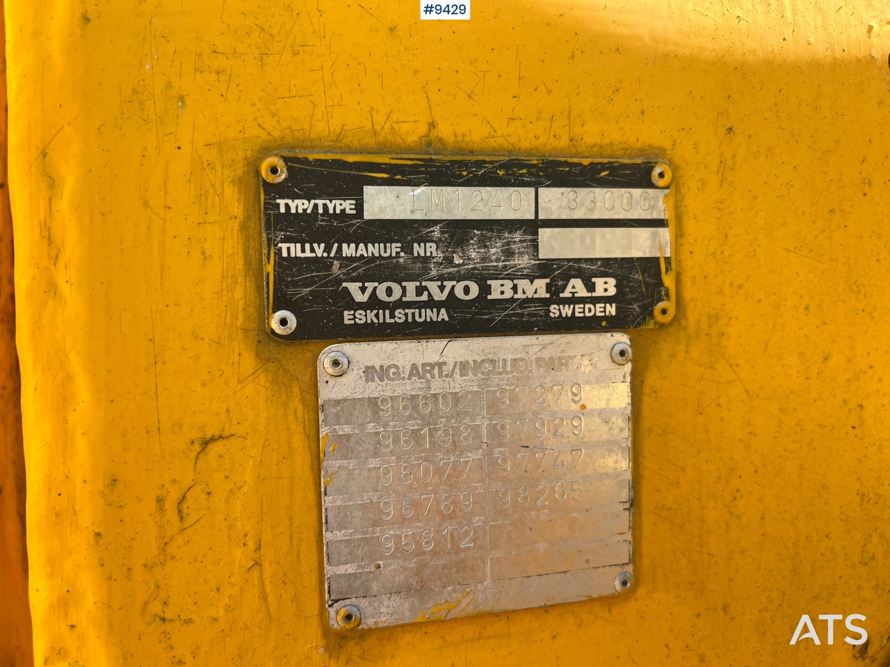 Cargadora de ruedas Wheel Loader - Volvo BM-LM1240: foto 15