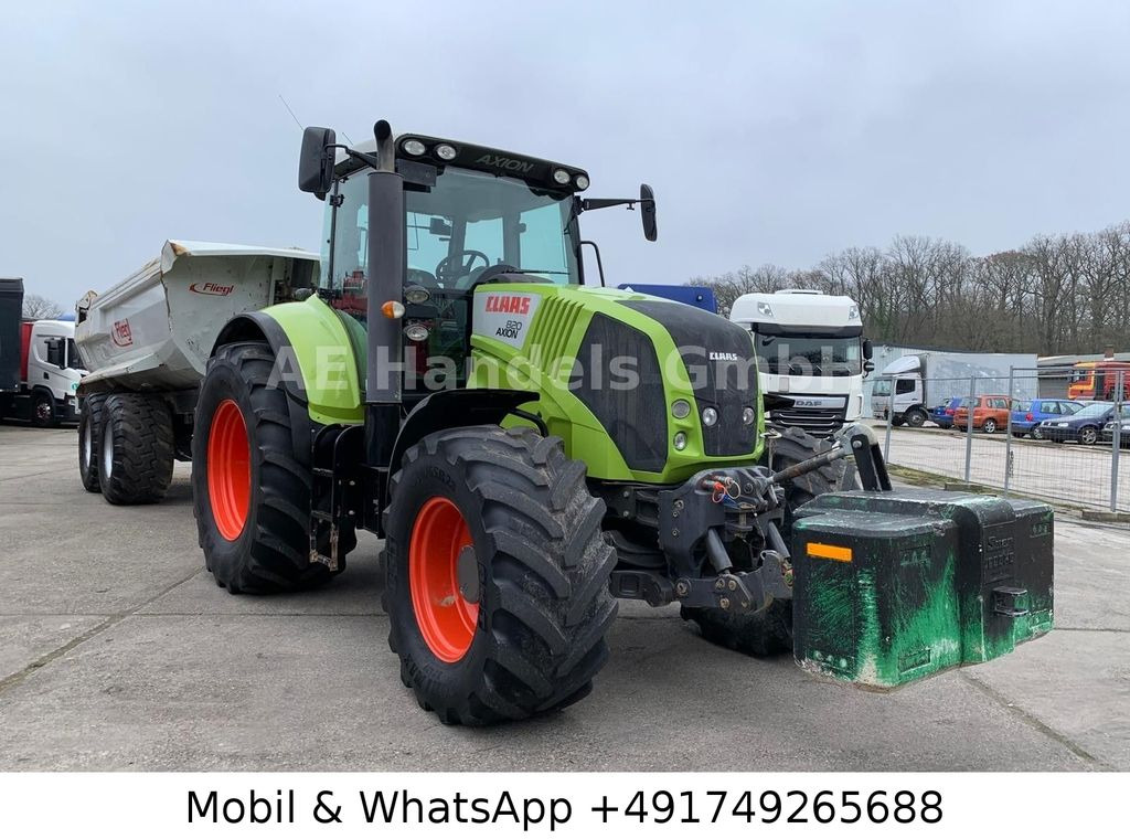 Claas Axion 820 4x4 *Straßen-Zulassung/CEBIS/AHK - Tractor: foto 1 Claas Axion 820 4x4 *Straßen-Zulassung/CEBIS/AHK - Tractor: foto 1