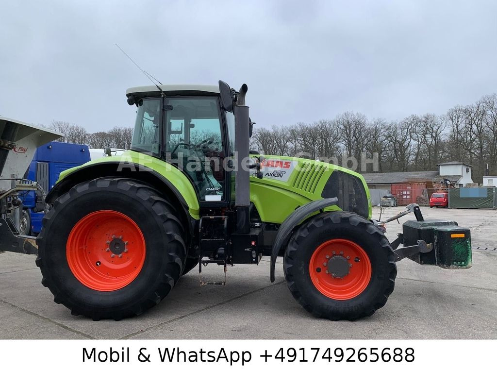 Claas Axion 820 4x4 *Straßen-Zulassung/CEBIS/AHK - Tractor: foto 2 Claas Axion 820 4x4 *Straßen-Zulassung/CEBIS/AHK - Tractor: foto 2