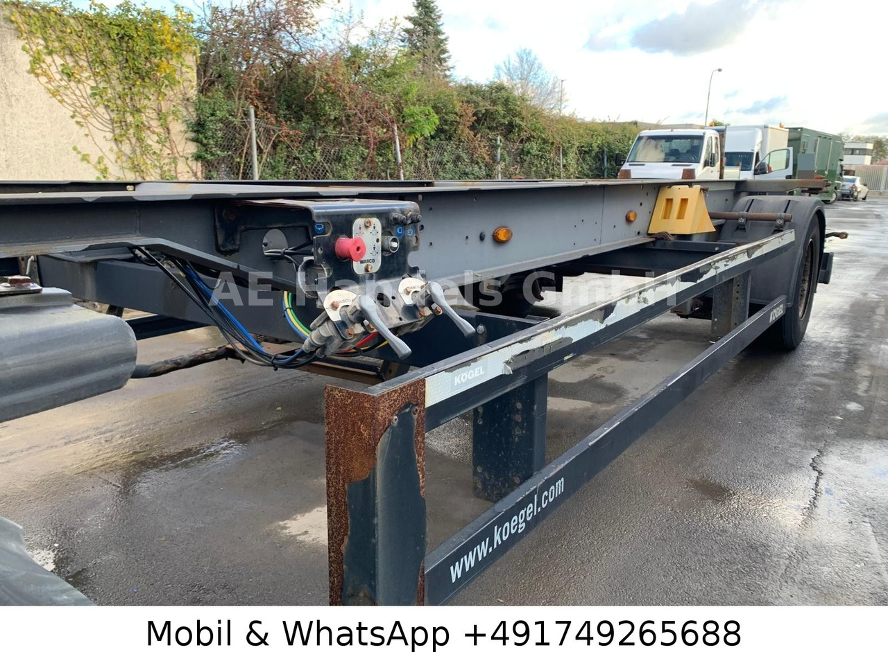 Remolque portacontenedore/ Intercambiable Kögel AW 18 BDF Drehschemel *Scheibenbremsen/Vollluft: foto 8
