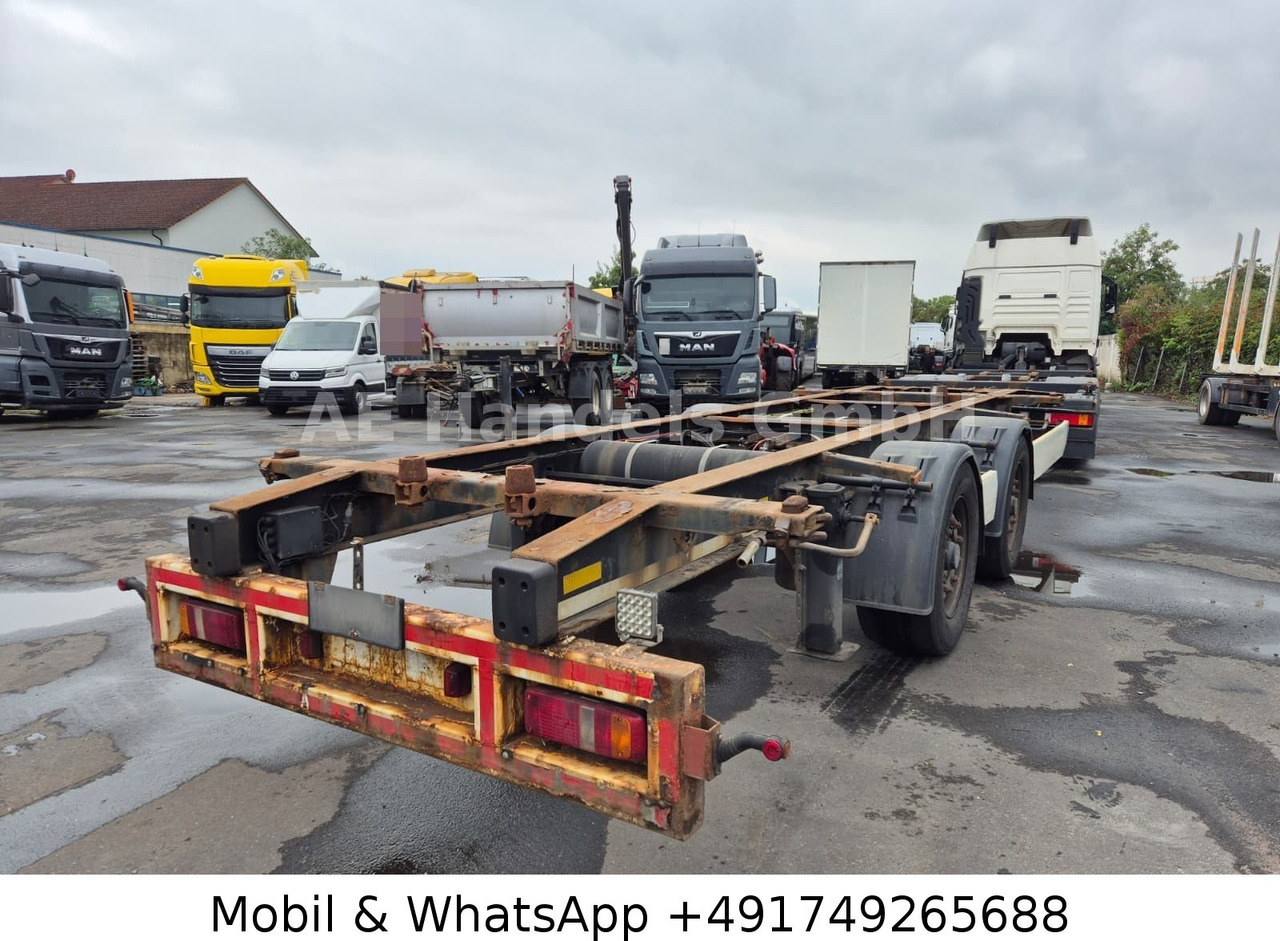 Krone ZZ Tandem BDF Tiefgekoppelt *Wabco/BWP/Luft - Remolque chasis: foto 5 Krone ZZ Tandem BDF Tiefgekoppelt *Wabco/BWP/Luft - Remolque chasis: foto 5