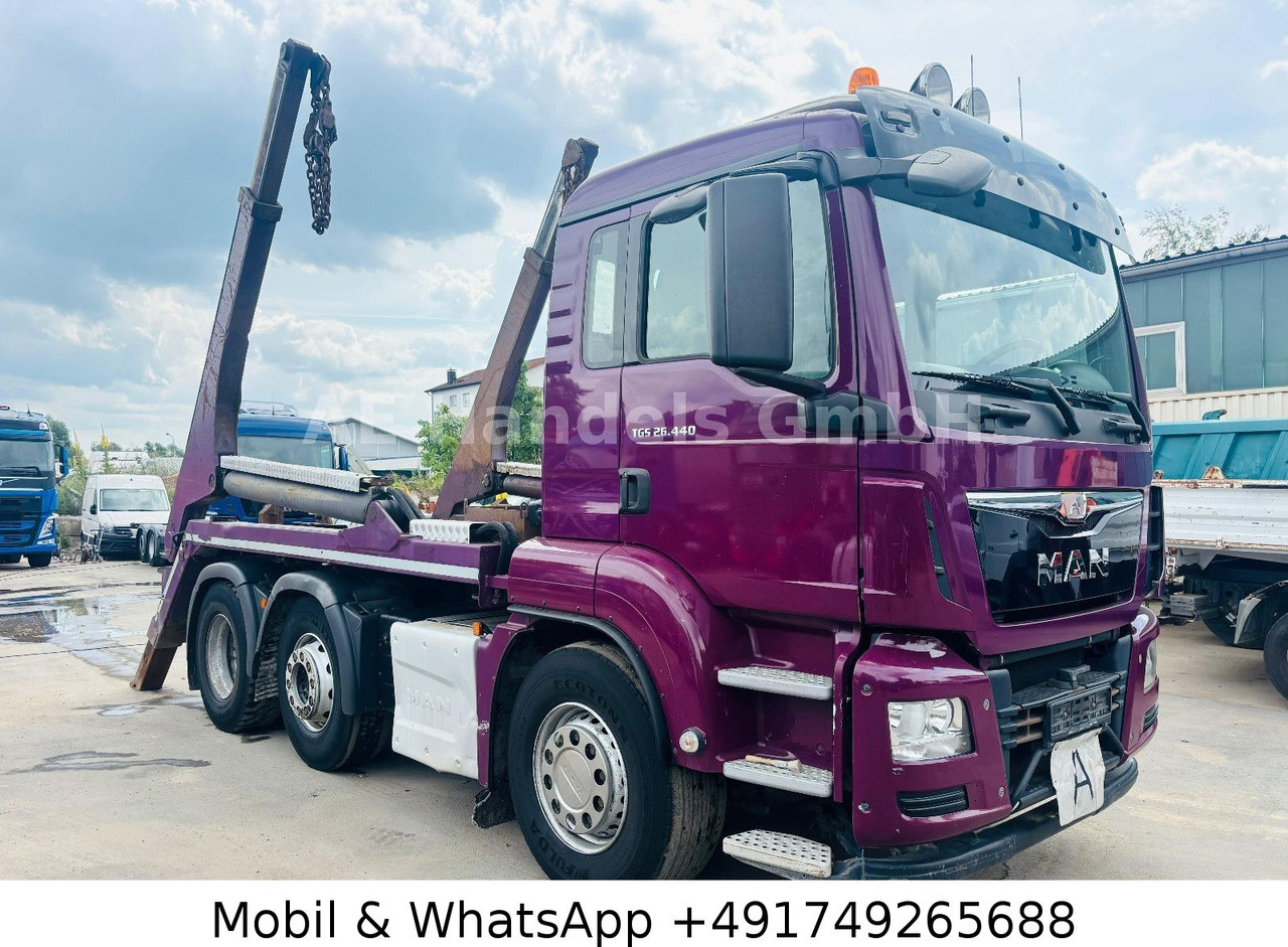 MAN TGS 26.440 BL 6x2 *Retarder/HYVA-NG2018TAXL - Camión volquete, Camión grúa: foto 1 MAN TGS 26.440 BL 6x2 *Retarder/HYVA-NG2018TAXL - Camión volquete, Camión grúa: foto 1
