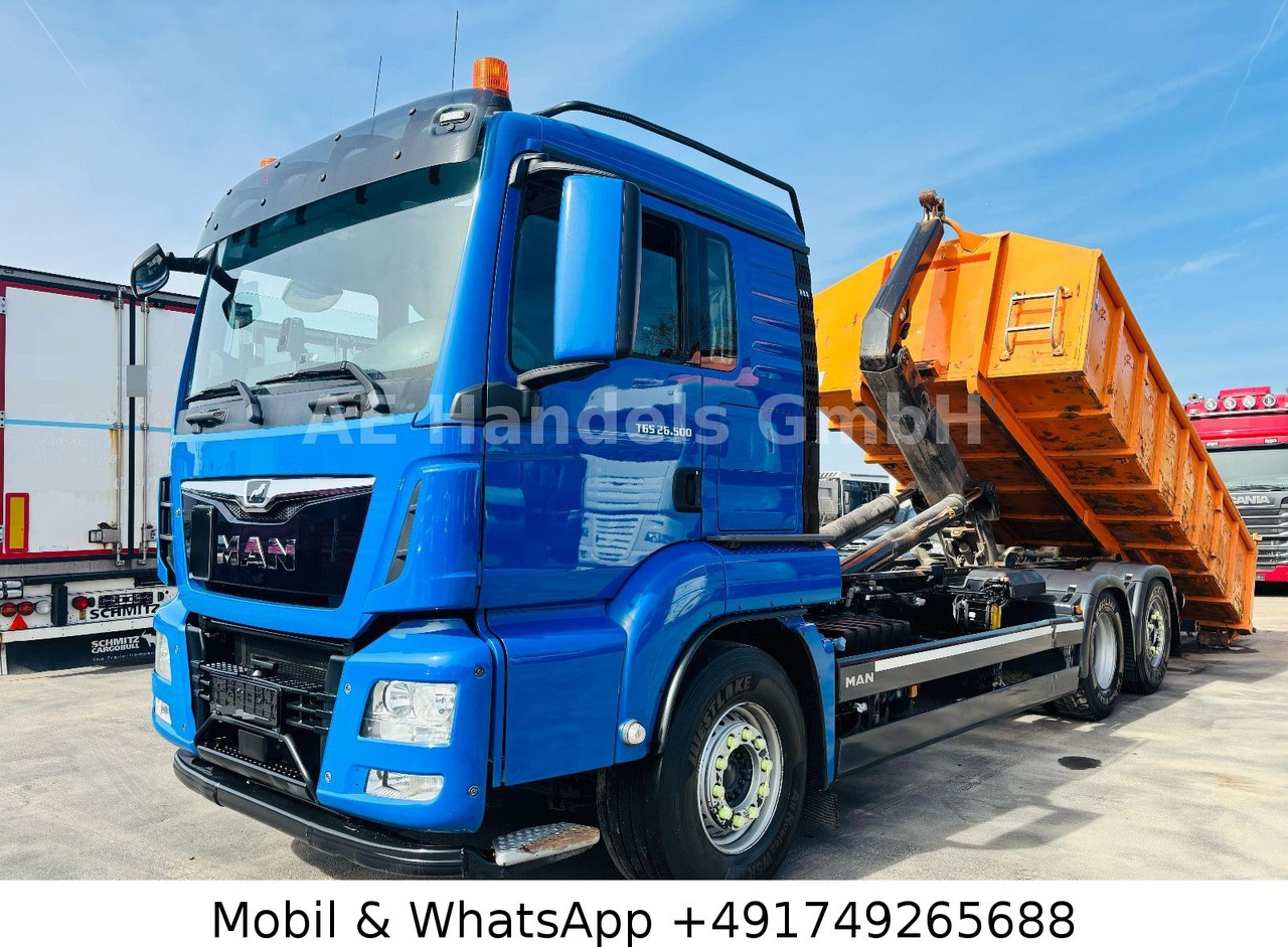 MAN TGS 26.500 L BL 6x2 *Retarder/Lenk+Lift/MEILLER - Camión multibasculante, Camión grúa: foto 1 MAN TGS 26.500 L BL 6x2 *Retarder/Lenk+Lift/MEILLER - Camión multibasculante, Camión grúa: foto 1