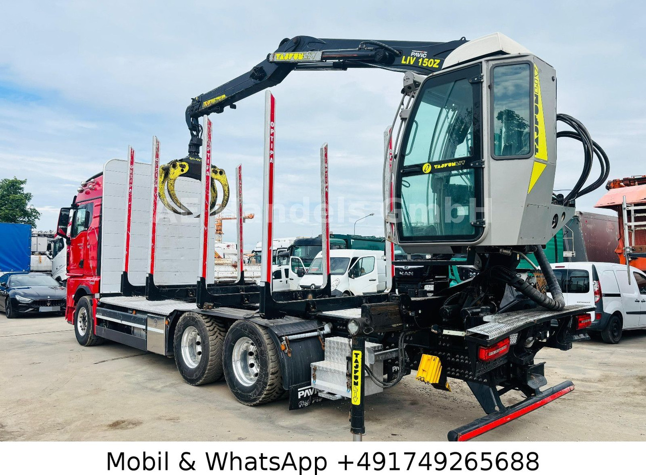 MAN TGX 26.580 GM BL 6x4 *Retarder/Tajfun-LIV-150Z - Camión forestal, Camión grúa: foto 3 MAN TGX 26.580 GM BL 6x4 *Retarder/Tajfun-LIV-150Z - Camión forestal, Camión grúa: foto 3