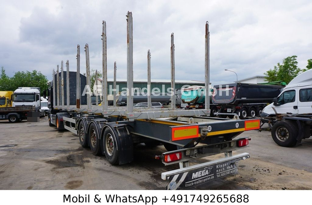 MEGA ND3-C231 Lang-Holz *8x Rungen / Liftachse - Semirremolque maderero: foto 5 MEGA ND3-C231 Lang-Holz *8x Rungen / Liftachse - Semirremolque maderero: foto 5