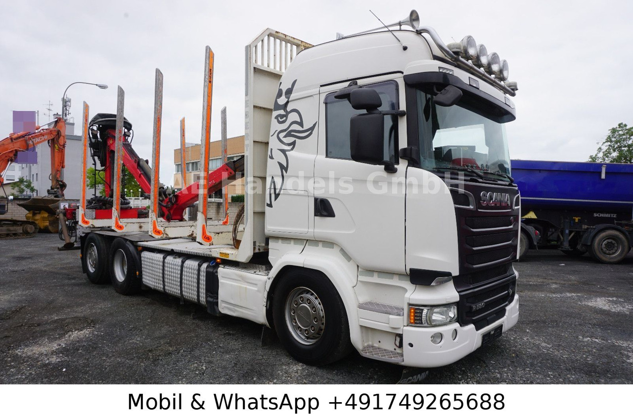 Scania R580 V8 Highline Palfinger-M120L97 *Retarder/ACC - Camión forestal, Camión grúa: foto 2 Scania R580 V8 Highline Palfinger-M120L97 *Retarder/ACC - Camión forestal, Camión grúa: foto 2