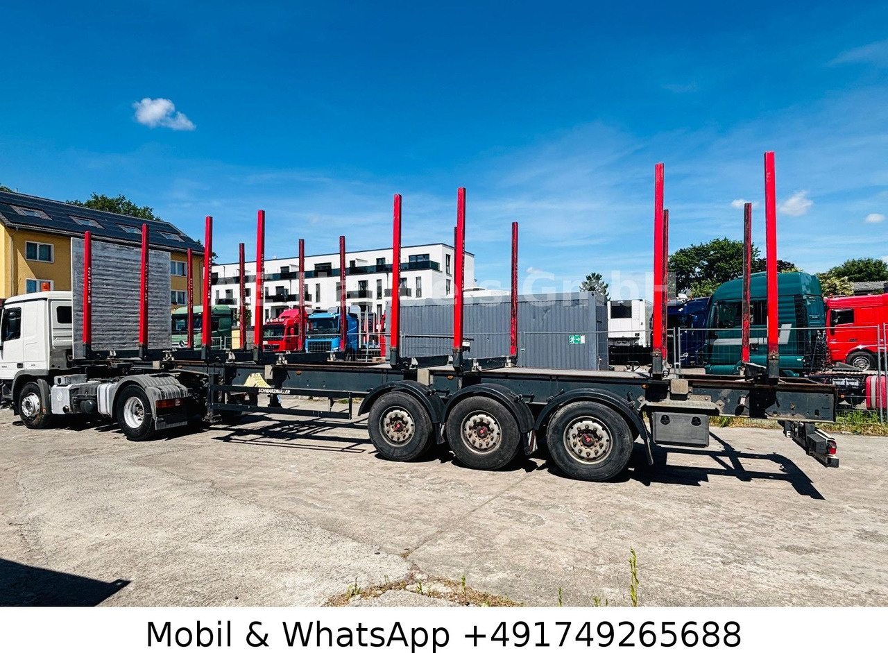 Schwarzmüller S1 Y-Serie Lang-Holz *8x Rungen/Liftachse/Alcoa - Semirremolque maderero: foto 5 Schwarzmüller S1 Y-Serie Lang-Holz *8x Rungen/Liftachse/Alcoa - Semirremolque maderero: foto 5