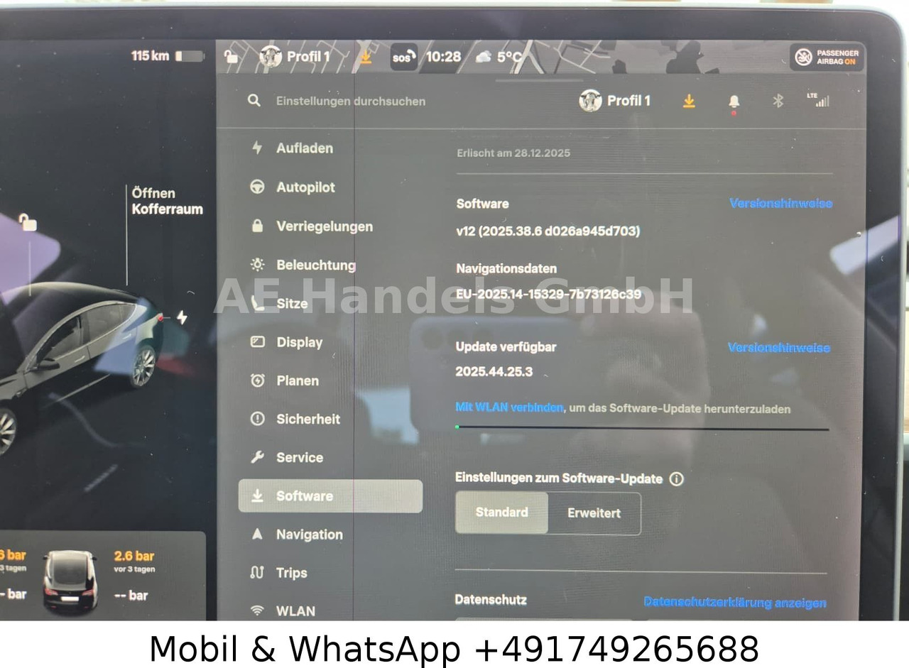 Sedan Tesla Model 3 Long Range Dual Motor AWD *8-Fachbereift: foto 25