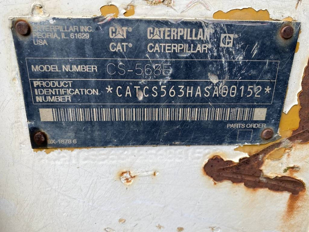 Compactador CAT CS-563E Origine Française /Certificat CE endommagé: foto 7