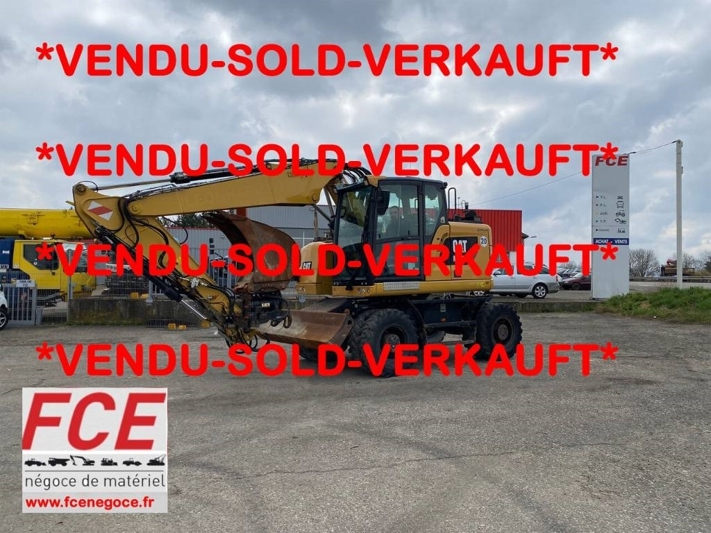 CAT M 315F /1er Main-Certificat CE Non accidenté - Excavadora de ruedas: foto 1 CAT M 315F /1er Main-Certificat CE Non accidenté - Excavadora de ruedas: foto 1