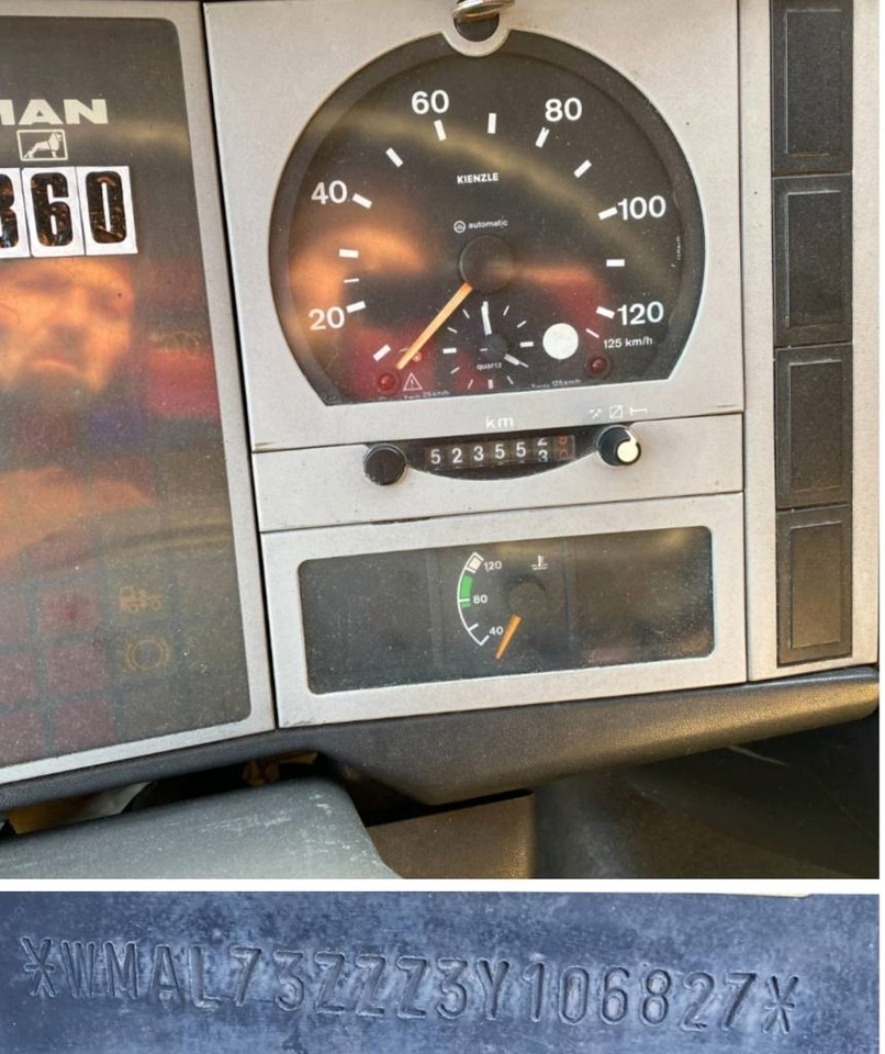 Camión caja cerrada MAN LE 220C a Réparer: foto 7