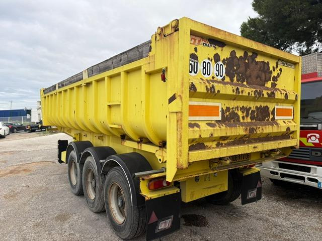 FRUEHAUF TRAILOR BENNE TP ACIER 3 ESSIEUX - Semirremolque volquete: foto 2 FRUEHAUF TRAILOR BENNE TP ACIER 3 ESSIEUX - Semirremolque volquete: foto 2