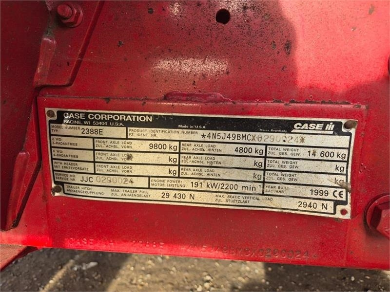 Cosechadora de granos Case IH AXIAL-FLOW 2388: foto 16