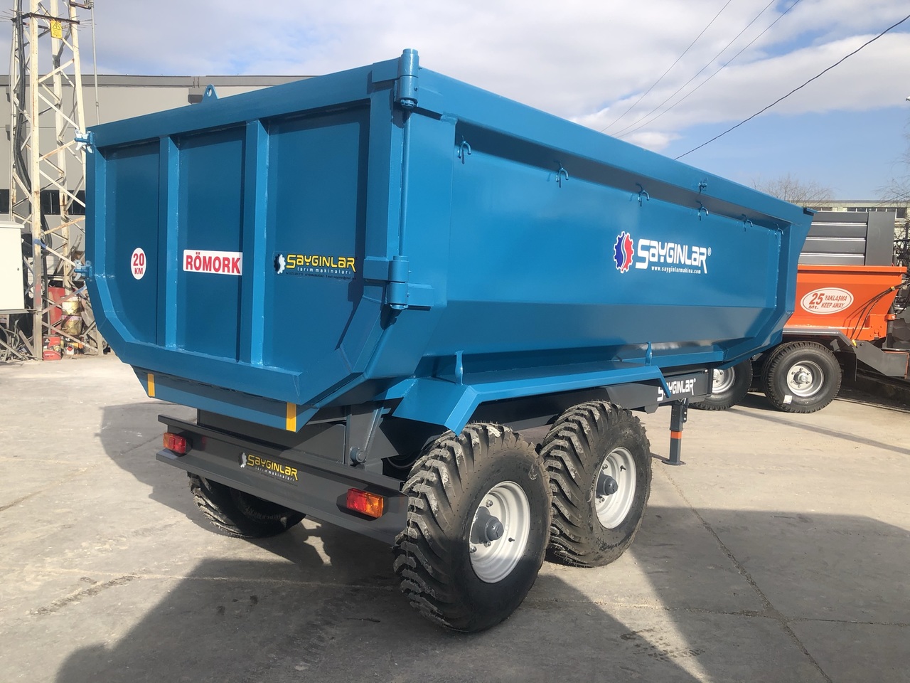 SAYGINLAR 8 TON DUMP TRAILER - Remolque volquete: foto 2 SAYGINLAR 8 TON DUMP TRAILER - Remolque volquete: foto 2