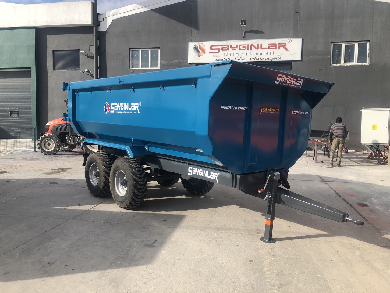 SAYGINLAR 8 TON DUMP TRAILER - Remolque volquete: foto 4 SAYGINLAR 8 TON DUMP TRAILER - Remolque volquete: foto 4