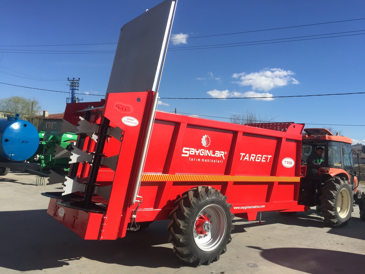 Esparcidor de estiércol nuevo TARGET 10 TON HYDRAULIC PUSH MANURE SPREADER: foto 3