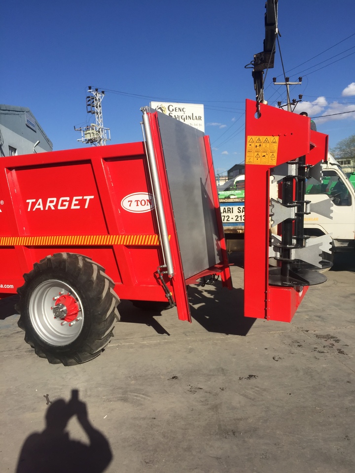 Esparcidor de estiércol nuevo TARGET 10 TON HYDRAULIC PUSH MANURE SPREADER: foto 13