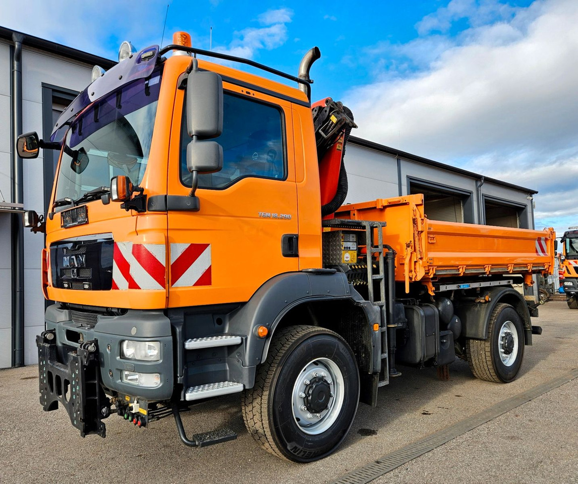MAN TGM 18.290 4x4 Palfinger PK7001 Kran Funk Euro5 - Camión volquete, Camión grúa: foto 4 MAN TGM 18.290 4x4 Palfinger PK7001 Kran Funk Euro5 - Camión volquete, Camión grúa: foto 4