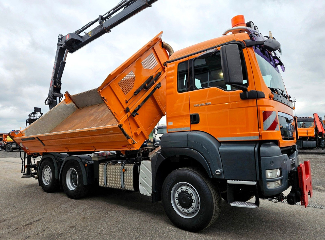 Camión volquete, Camión grúa MAN TGS 28.360 6x4-4 HIAB 144E-4 Kran Euro5: foto 13