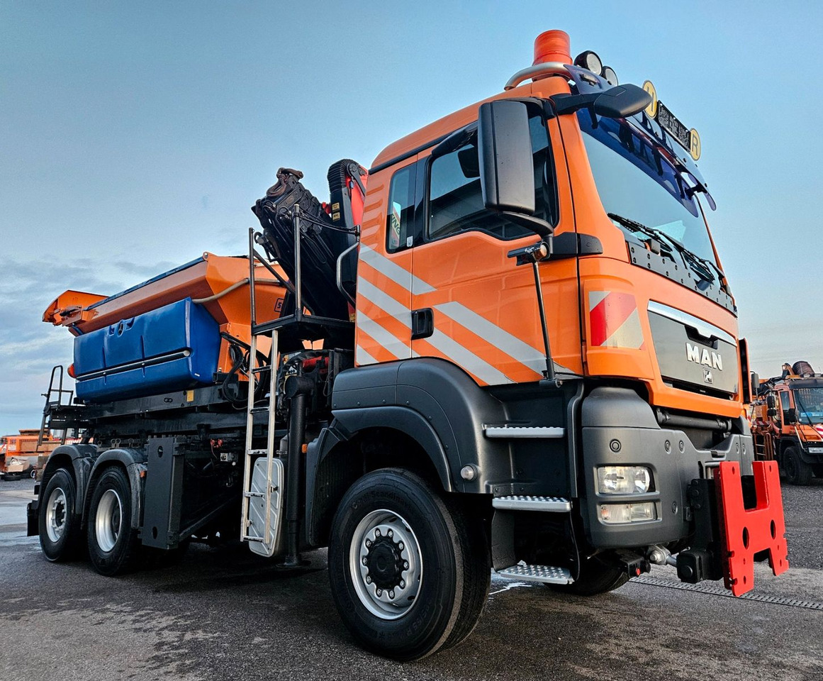 Camión volquete, Camión grúa MAN TGS 28.400 6x4-4 BL Palfinger PK12002 Kran Euro5: foto 8