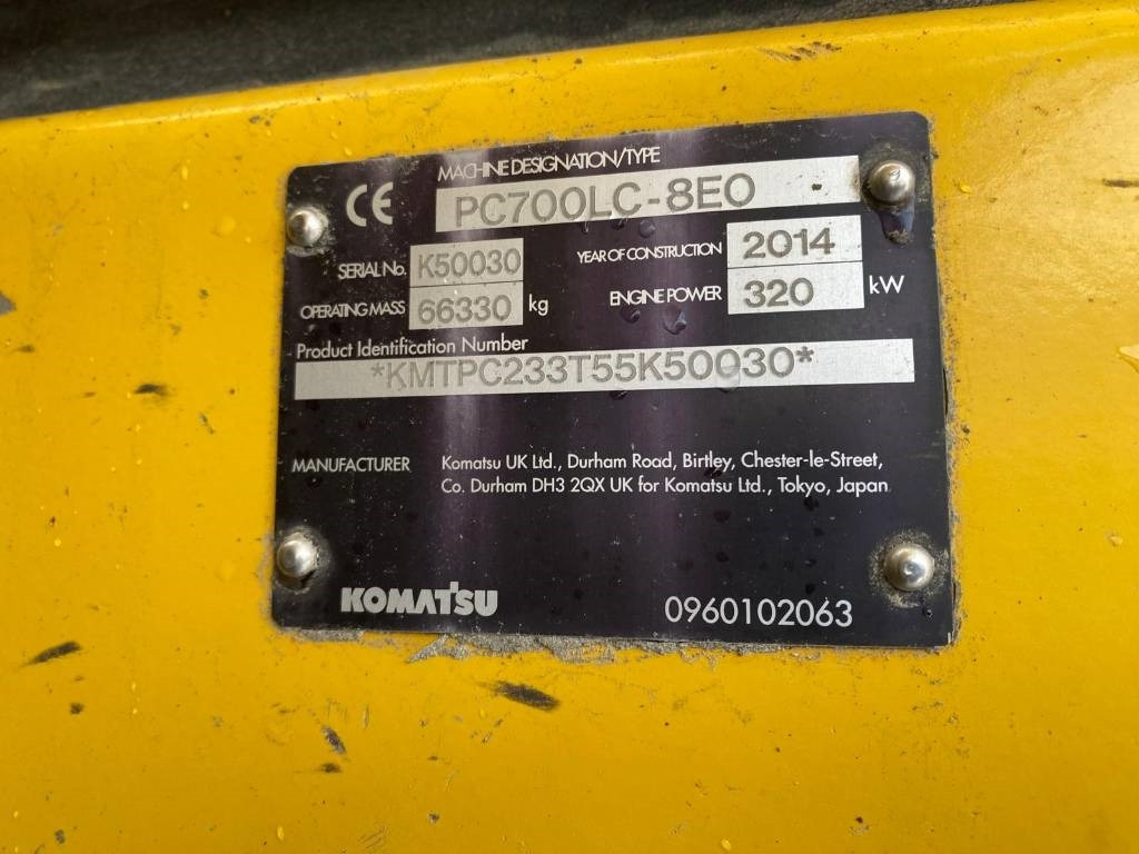 Komatsu PC 700-8EO - Excavadora de cadenas: foto 5 Komatsu PC 700-8EO - Excavadora de cadenas: foto 5