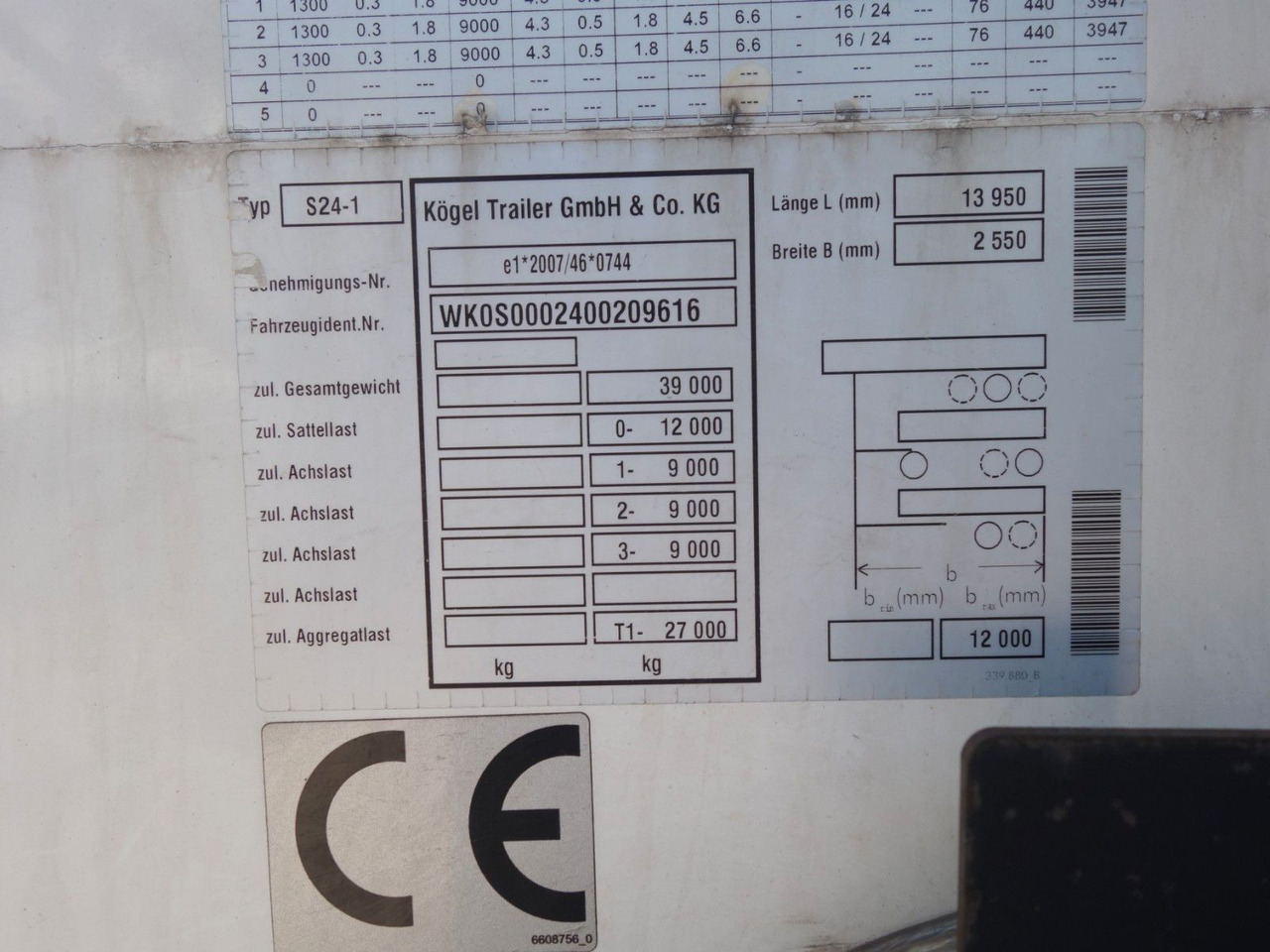 Semirremolque lona Kögel SN24 MEGA, Liftachse, SAF Achsen: foto 15