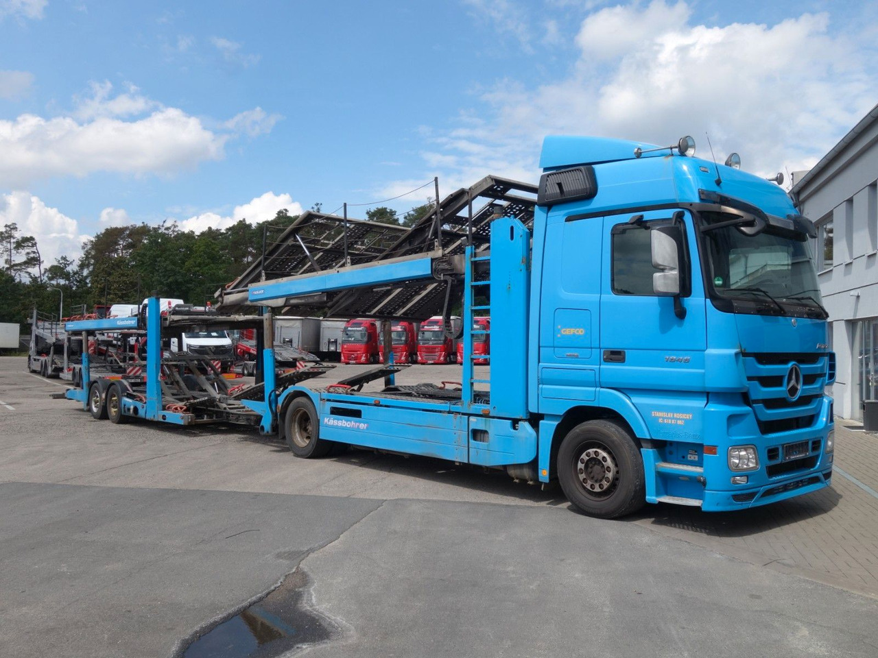 Mercedes-Benz Actros 1846 mit Kässbohrer Metago/Vario - Camión portavehículos: foto 4 Mercedes-Benz Actros 1846 mit Kässbohrer Metago/Vario - Camión portavehículos: foto 4