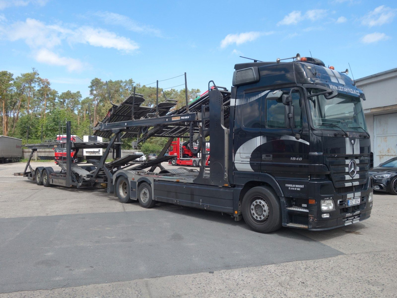 Mercedes-Benz Actros 2446 mit Rolfo für 10 PKW, Retarder - Camión portavehículos: foto 2 Mercedes-Benz Actros 2446 mit Rolfo für 10 PKW, Retarder - Camión portavehículos: foto 2