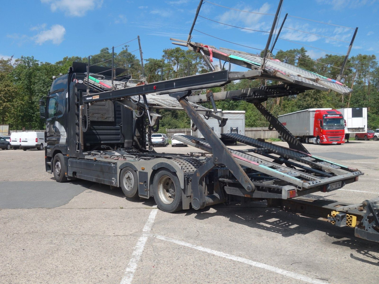 Mercedes-Benz Actros 2446 mit Rolfo für 10 PKW, Retarder - Camión portavehículos: foto 4 Mercedes-Benz Actros 2446 mit Rolfo für 10 PKW, Retarder - Camión portavehículos: foto 4