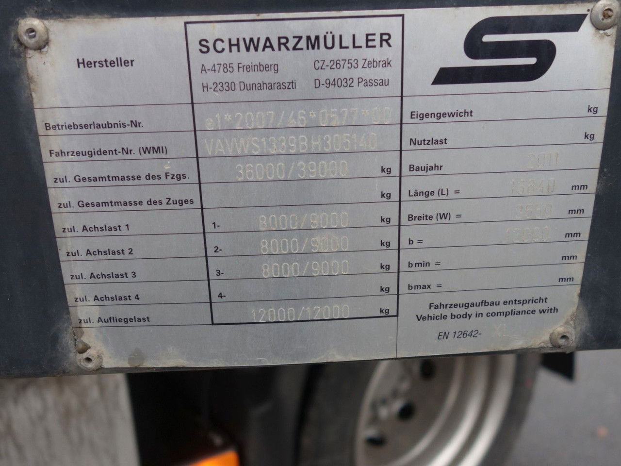 Semirremolque plataforma/ Caja abierta Schwarzmüller SPA 3E, SD: foto 18