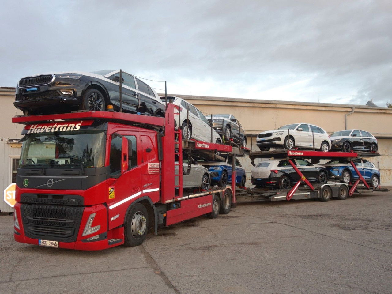 Volvo FM 13 460 6x2 Kässbohrer Metago - Supertrans - Camión portavehículos: foto 2 Volvo FM 13 460 6x2 Kässbohrer Metago - Supertrans - Camión portavehículos: foto 2