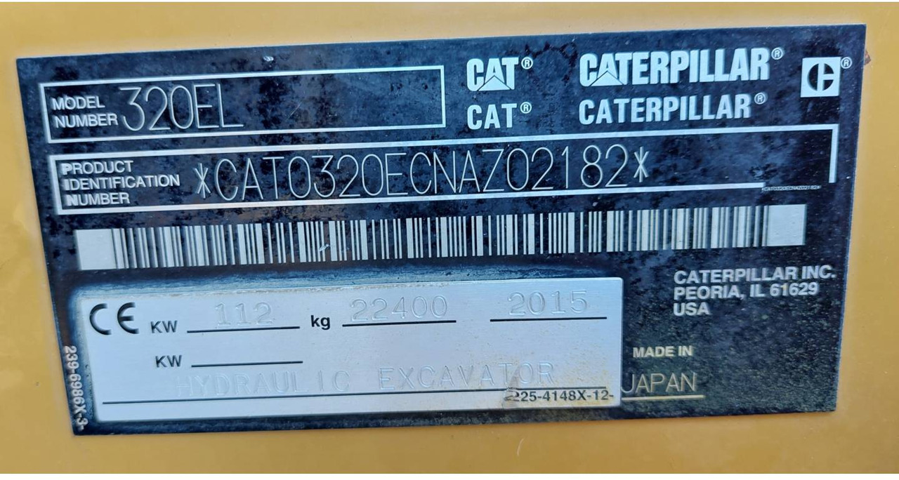 CAT 320EL - Excavadora de cadenas: foto 5 CAT 320EL - Excavadora de cadenas: foto 5