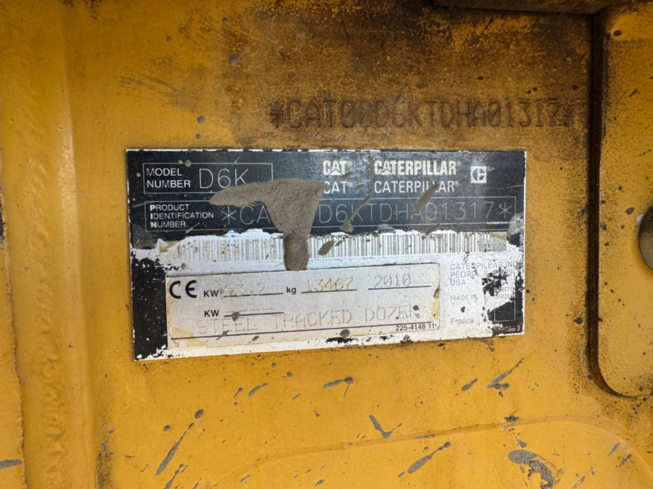 Bulldozer CAT D6KLGP: foto 6