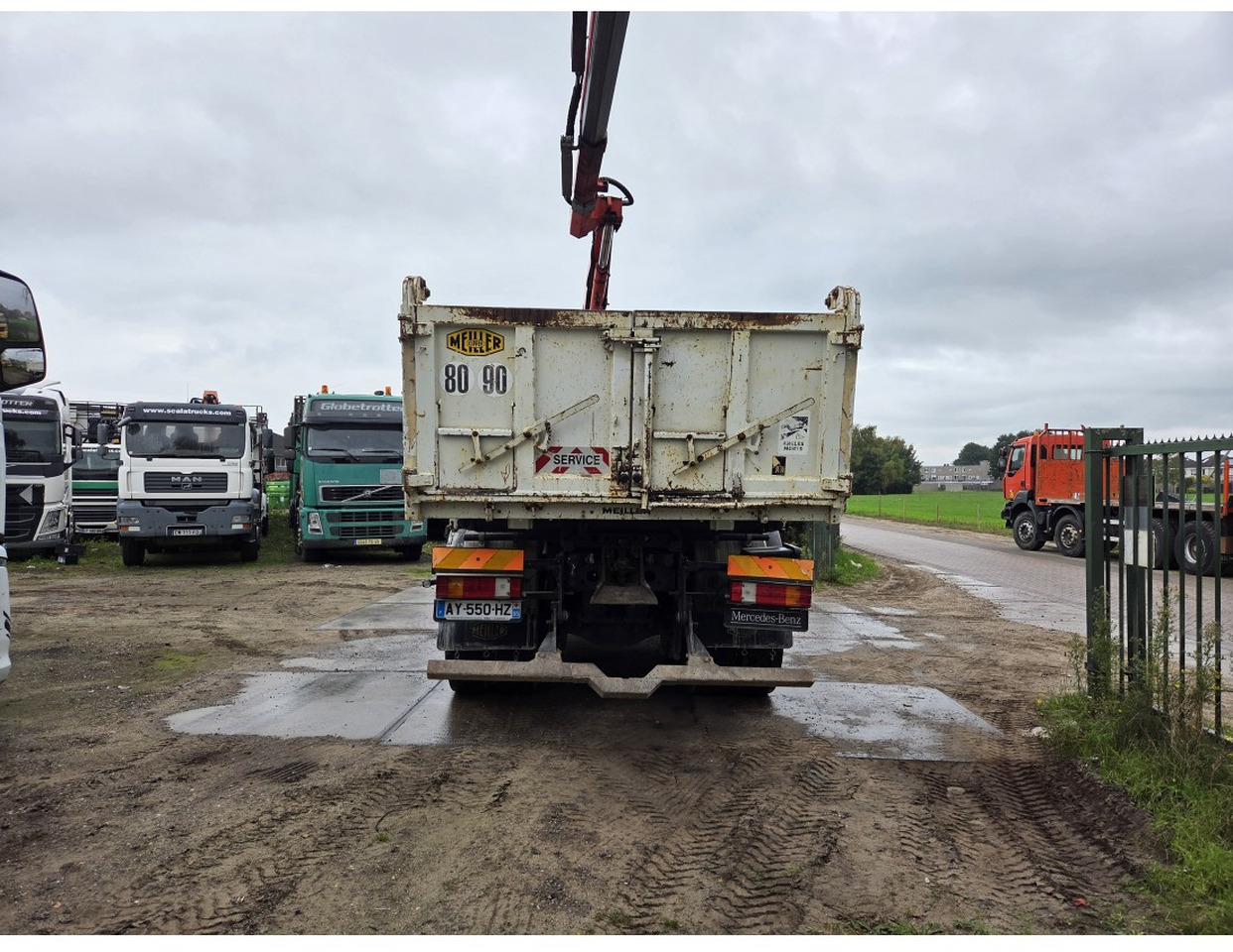MERCEDESA CTROS 3341 6X4 TIPPER CRANE FASSI F105 - Camión volquete, Camión grúa: foto 4 MERCEDESA CTROS 3341 6X4 TIPPER CRANE FASSI F105 - Camión volquete, Camión grúa: foto 4
