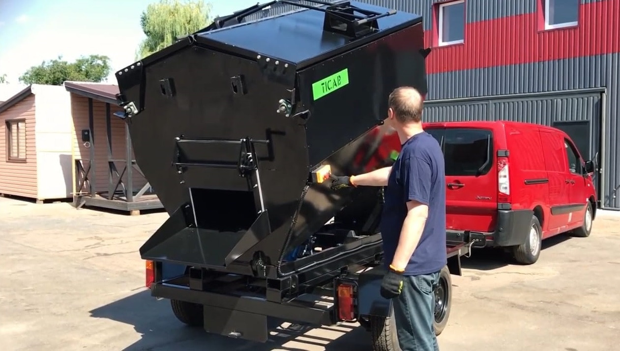 Construcción de carreteras nuevo TICAB Asphalt Hot Box  from the Manufacturer for 2,8 t,  termiskais bunkurs asfaltam HB-2: foto 8
